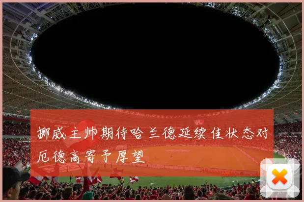 挪威主帅期待哈兰德延续佳状态对厄德高寄予厚望